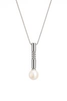 Necklace Idee Preziose dal 1987 Woman in White Gold Perla IP.CK18B/5P